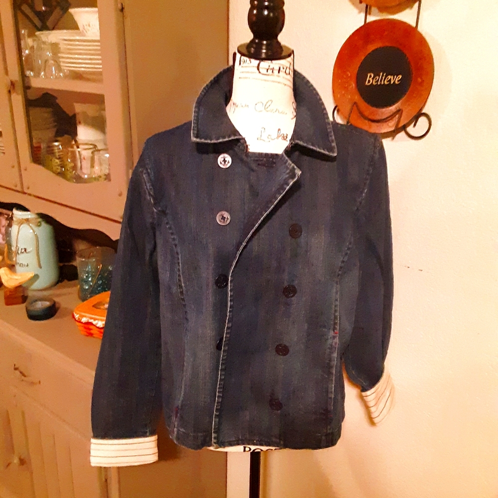 Liz Claiborne jean jacket sz XL